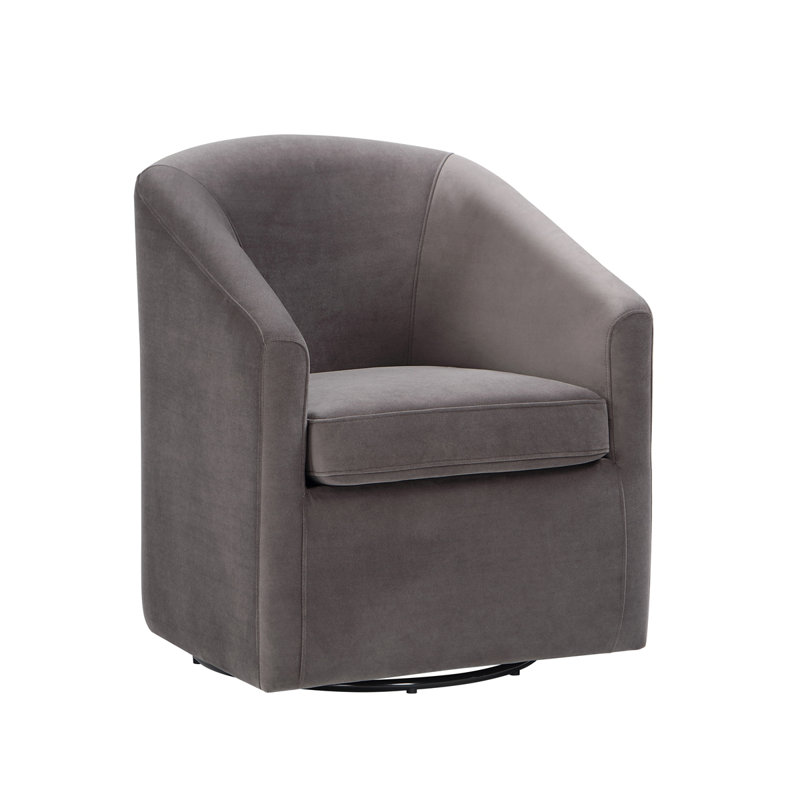Wilhardt 26,09 po de large, Tissu gris foncé