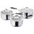 Stellar, James Martin - 3 Piece Saucepan Set with Lids