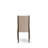 5 Piece Kitchen Table Set for 4 Includes a Round Dining Room Table with Dropleaf and 4 Light Tan Linen Fabric Upholstered Chairs, Mahogany;-515204664-514905033-446782763