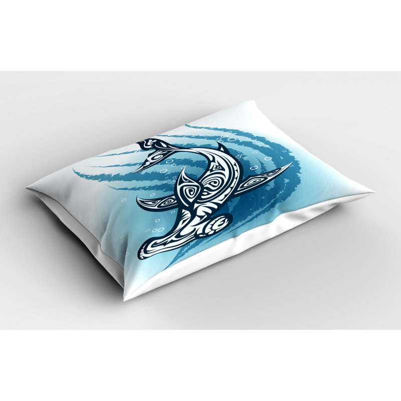 Shark Polyester Sham Set, King