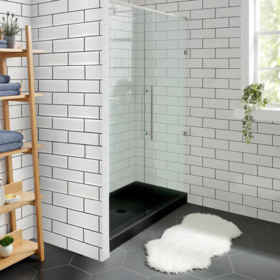 Voltaire 48" x 32" Single-Threshold, Center Drain, Shower Base