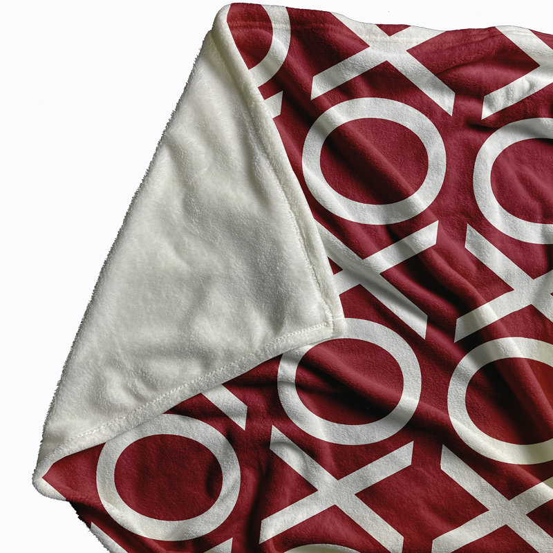 Billiot Throw Blanket, W152 x L203cm, Red