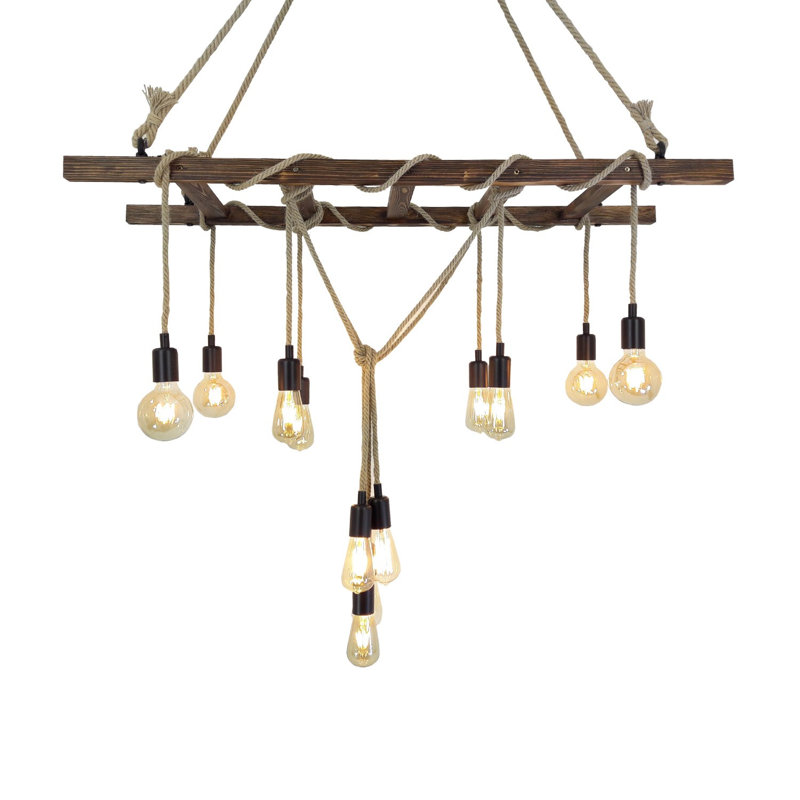 Lustre unique à 11 lumières Lytle