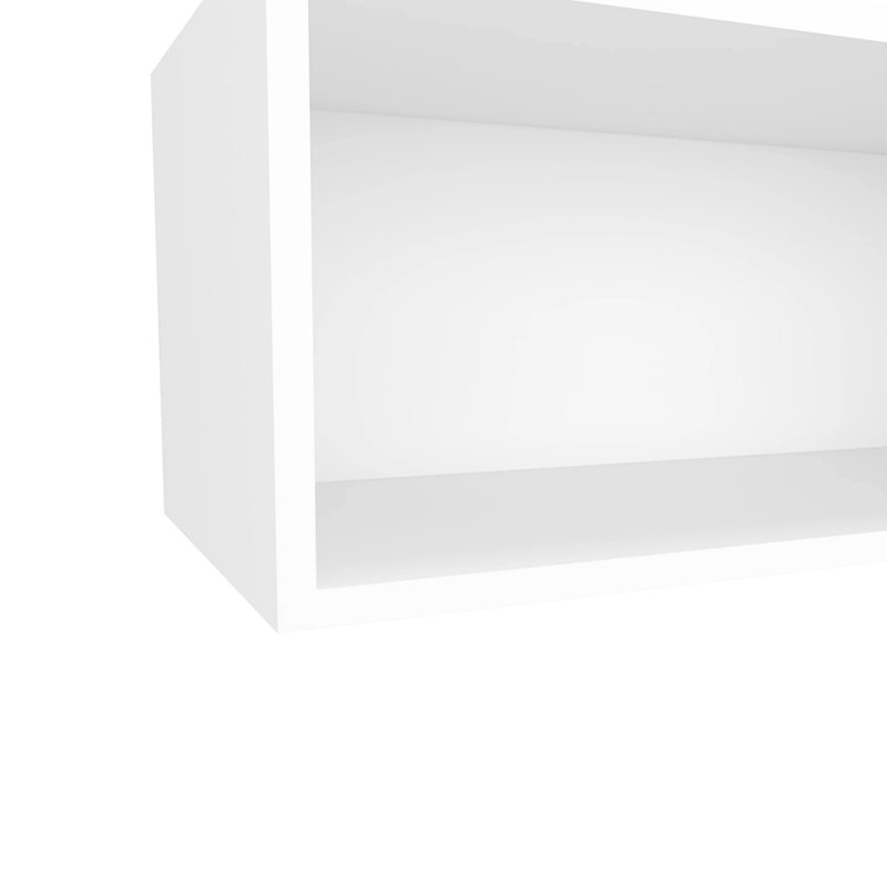 Armoire murale Rock avec rangement ouvert, Blanc