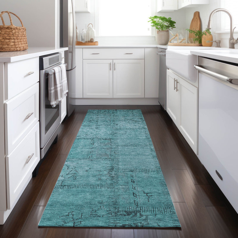 Preana Patchwork Indoor / Outdoor Rug, Runner 2'3" x 7'6"