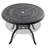 Cast Aluminum Dining Ensemble For 2, 3 , Black, Ergonomic Design, High-Temperature , Seats 2 Patio Furniture, 3, Exquisite Craftsmanship, Resistance,-1678498550