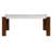 Hettie Dining Table W/Engineered Stone Top 7Pcs Dining Room Set