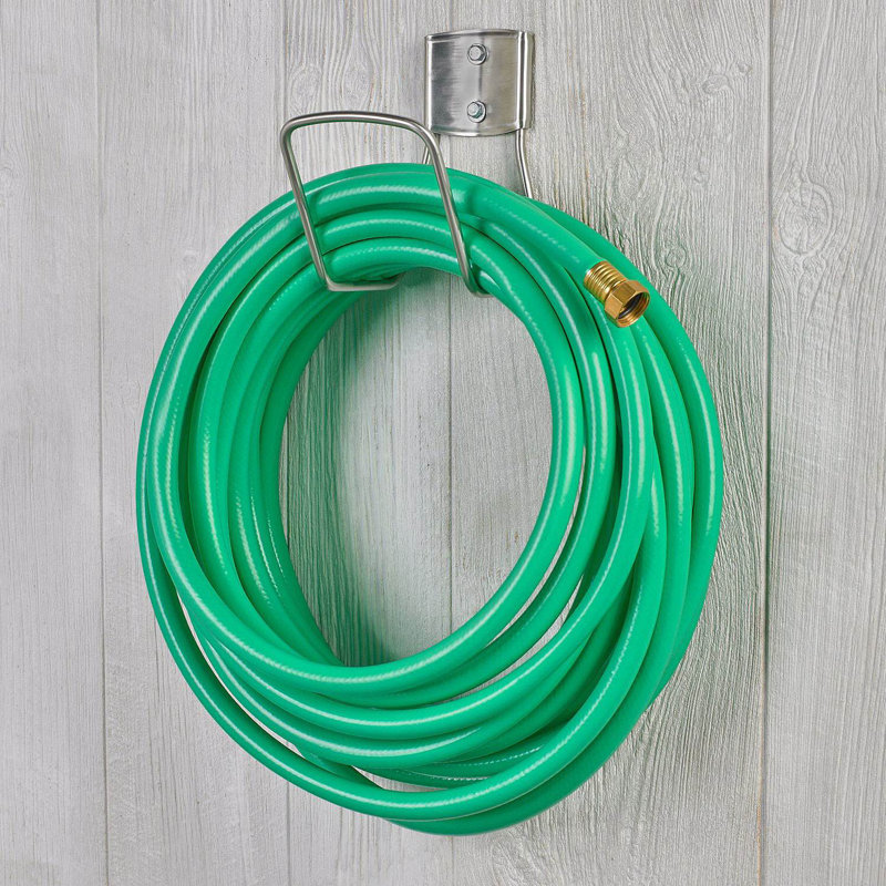 Liberty Garden Wall Mounted Garden Hose Holder, 125'