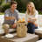 Afterglow Outdoor Tabletop Fireplace,Walnut-124822013