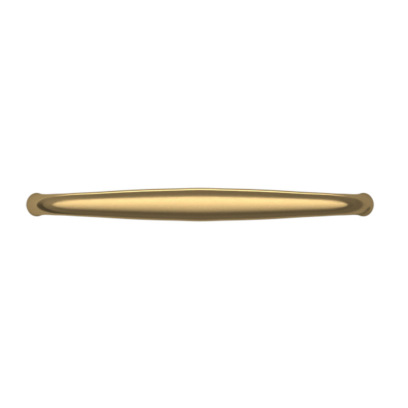 4401 Oval Pull, 6" CTC, Satin Brass
