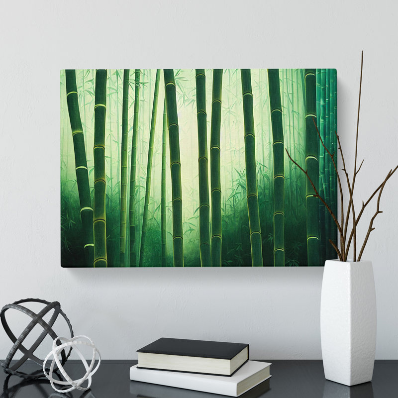 Flourishing Bamboo Forest - Wrapped Canvas, 35cm H x 50cm W x 3cm D