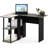 41.14'' W L-Shaped Computer Desk with Bookshelf-699126462