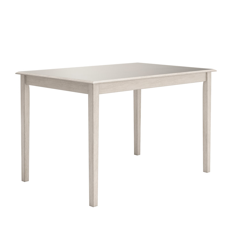 Ensemble de salle à manger pour 4 personnes Alexa-Mae, Blanc antique