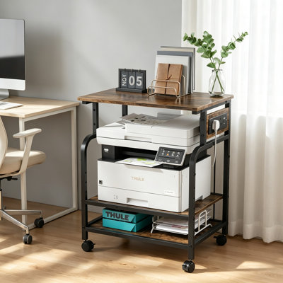 63.5cm H x 55.8cm W Printer Stand