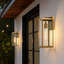 Applique murale d'extérieur en acier inoxydable 1 lumière 16 po-1613936277