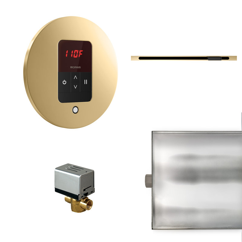 Steam Generator Control, Polished Brass