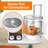 Nutrichef Food Processor Slicing/Shredding Disc - Slicing/Shredding Disc Replacement For Nutrichef Multifunction Food Processor Model Number: Ncfp8, Stainless Steel - Nutrichef Prtncfp8Shrsli-100146938