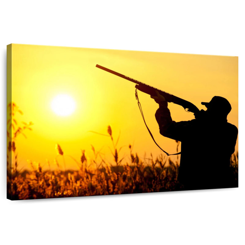 Duck Hunt, 16" H x 24" W