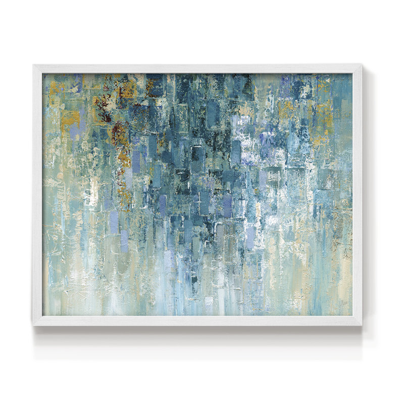 «I Love the Rain», reproduction encadrée, H 8 po x l 10 po, Blanc