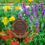 Enseigne de jardin personnalisable fleur-40043249-39821265