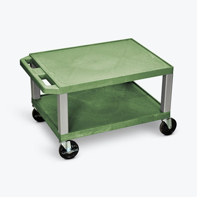 Tuffy 16'' H AV Cart with Wheels