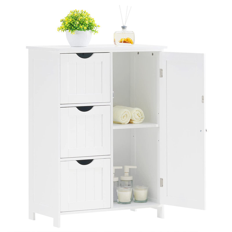 Hilda Freestanding Bathroom Cabinet, White
