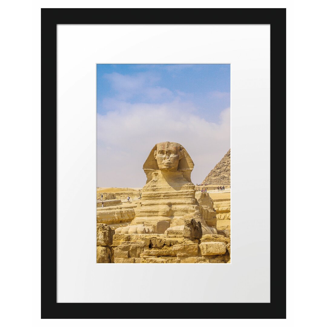 Gerahmtes Poster Große Sphinx von Gizeh