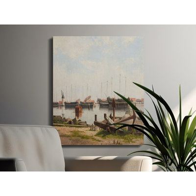 Dake 1 Piece Wrapped Canvas Wall Art Set