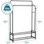 Stapleton Clothing Rack Stand 110cm With Shoe Shelves