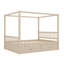 Lit à baldaquin en bois avec tiroirs de rangement intégrés-1219839467-1219839471