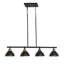 Abbotsfield 4 - Light Kitchen Island Linear Chandelier-629158790