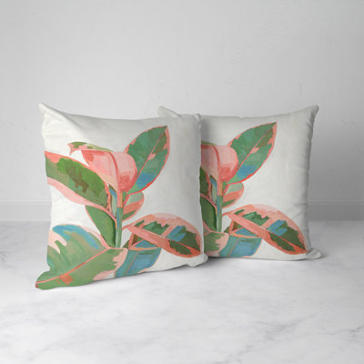 Laural Home Plant Life Outdoor Decorative Pillow