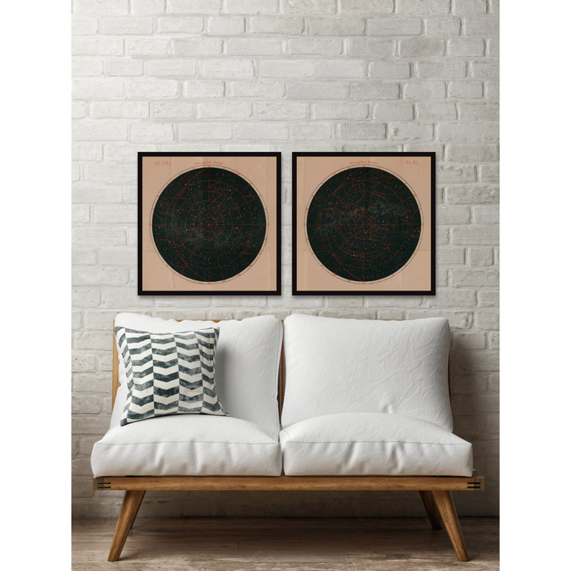 " The Sky " by Marmont Hill 2 - Pieces Painting Print, 18" H x 18" W