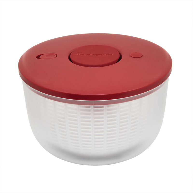 KitchenAid® Universal Salad Spinner with Pump Mechanism and Large Bowl, 7.43 Quart, Empire Red