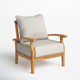 Summerton Teak Patio Chair with Cushions