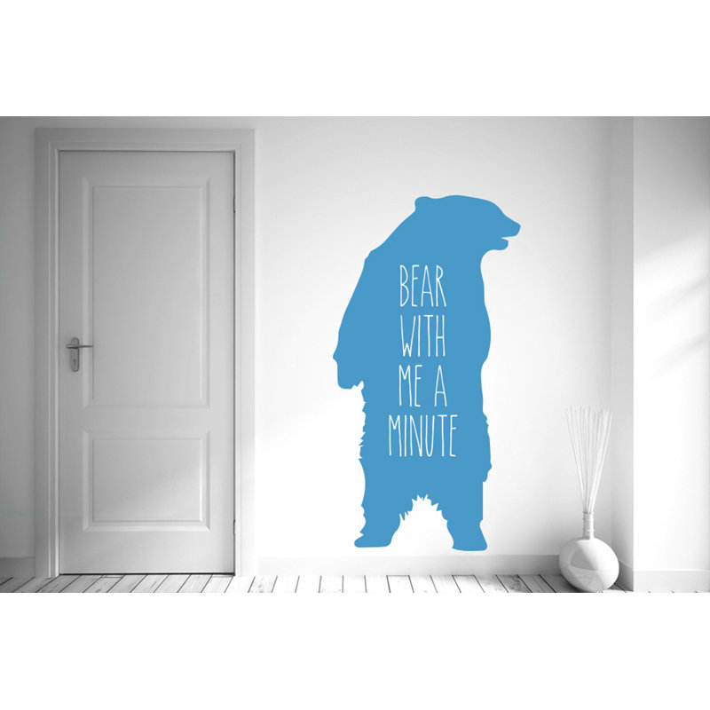 Animals Wall Decal, Blue