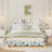 King Floating Bed Frame,Platform Bed Frame With Headboard And Hidden Storage Space, No Box Spring Needed, Blue