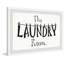 The Laundry Room - Art textuel avec cadre photo-853633153
