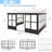 All Season Sunroom, Outdoor Permanent Wall Mounted Solarium With Detachable Polycarbonate Windows, Aluminum Lean To Gazebo Sun Room With 2 Lockable Sliding Doors For Garden Patio Deck-113412692