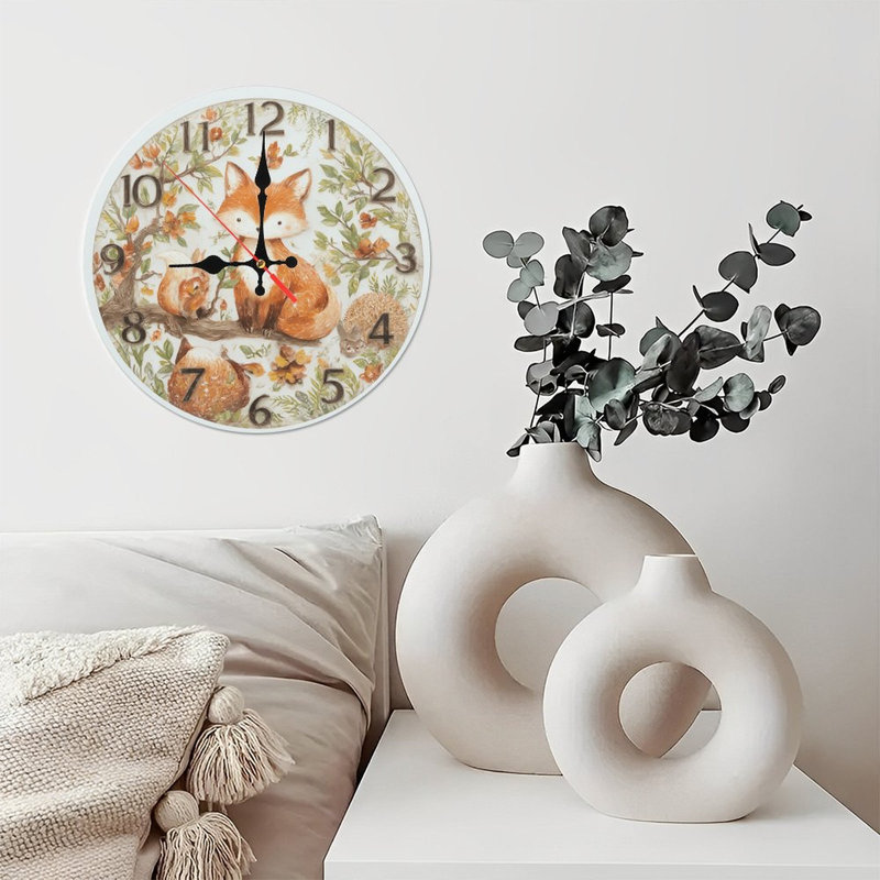 Horloge animalière Woodland