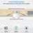 2'' Selectable Color Temperature Dimmable Air-Tight IC Rated LED Canless Recessed Lighting Kit