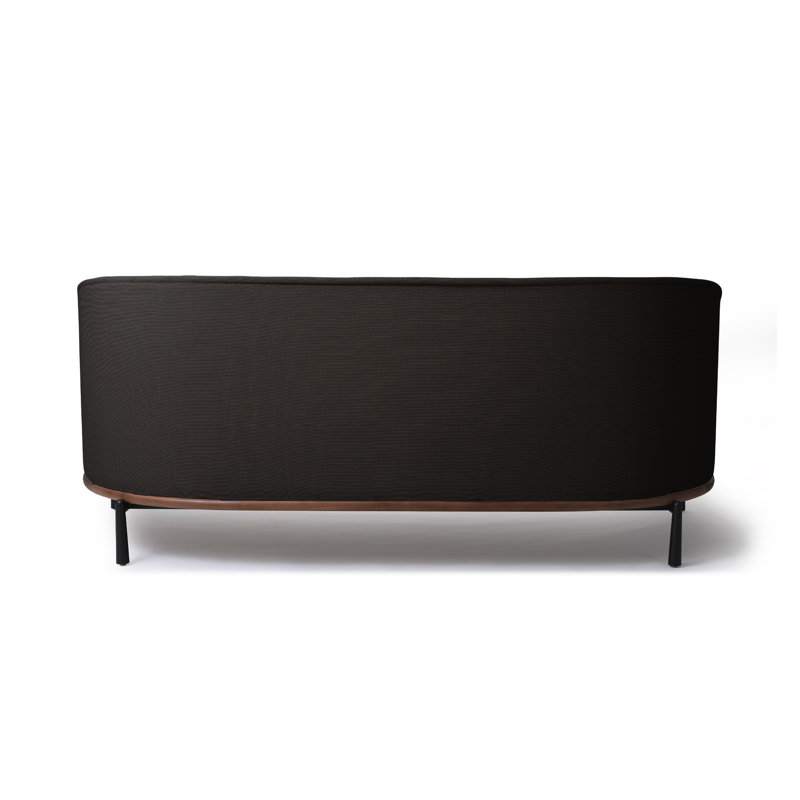 Arc Sofa Three Seater, Brown, Natural Oak