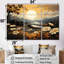 Golden Meadows of Flowers Fields I - ensemble de reproductions d'art mural-107754120-107754118