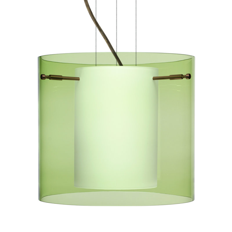 Morena 1 - Light Single Pendant, Brushed Bronze, Clear, 10.63" H x 11.75" W x 11.75" D
