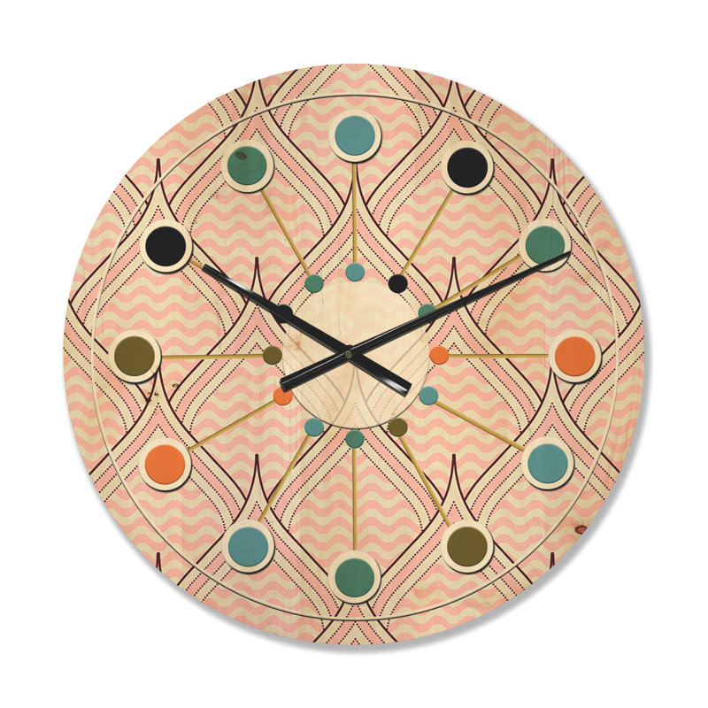 Solid Wood Wall Clock, Medium