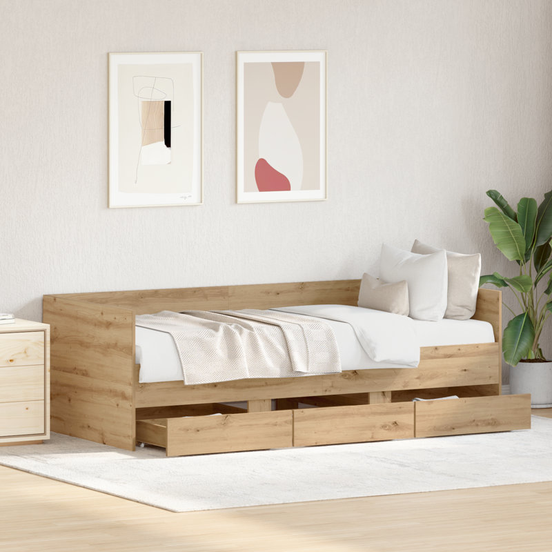 Daybed, European Single (90 x 200 cm), Artisan Oak