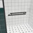 Aluminum Frame Double Sliding Shower Door-116884370