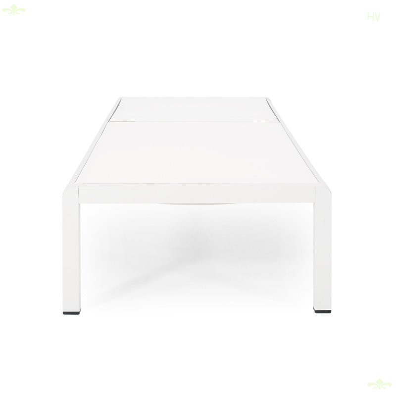 OUTDOOR CHAISE LOUNGE, White
