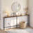 Rustic Console Table With Charging Station Narrow Sofa Table Behind Couch Table With Outlets And USB Ports-1657016229-1657939740