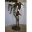 Statue en bronze représentant un homme de ballet - Taille: L 54 po x l 33 po x H 69 po.